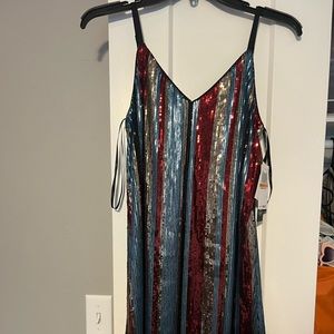 New sequin dress
